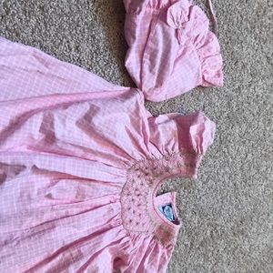 NWT spring dress & matching hat